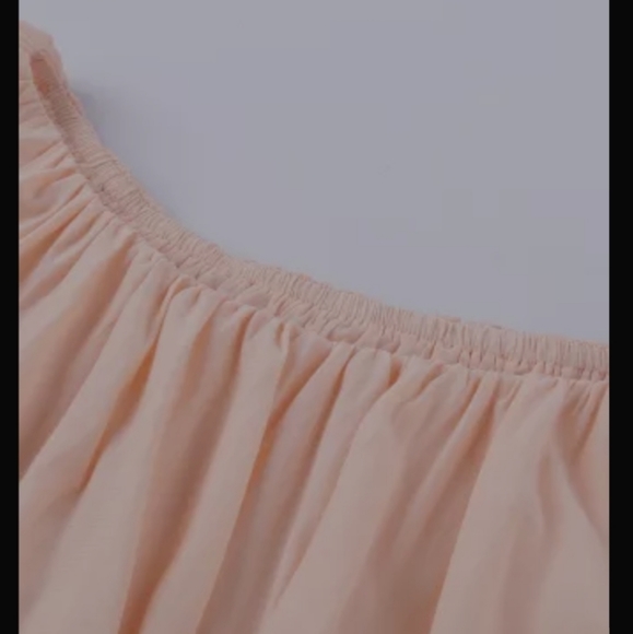 Soft Pink Off Shoulder Top - Picture 4 of 8